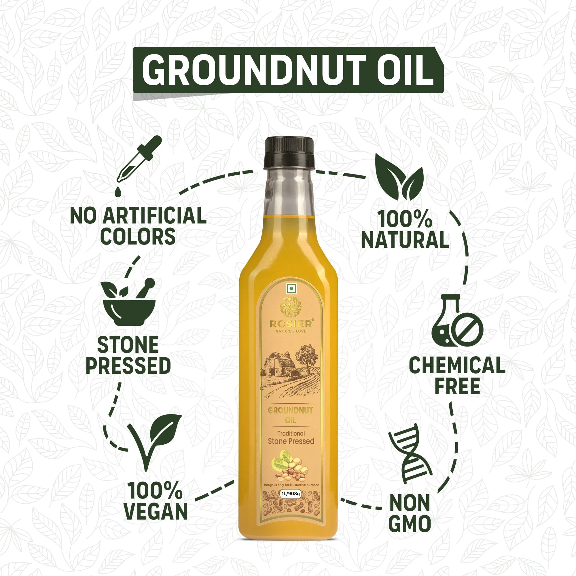 Stone Pressed Groundnut Oil - Image 6