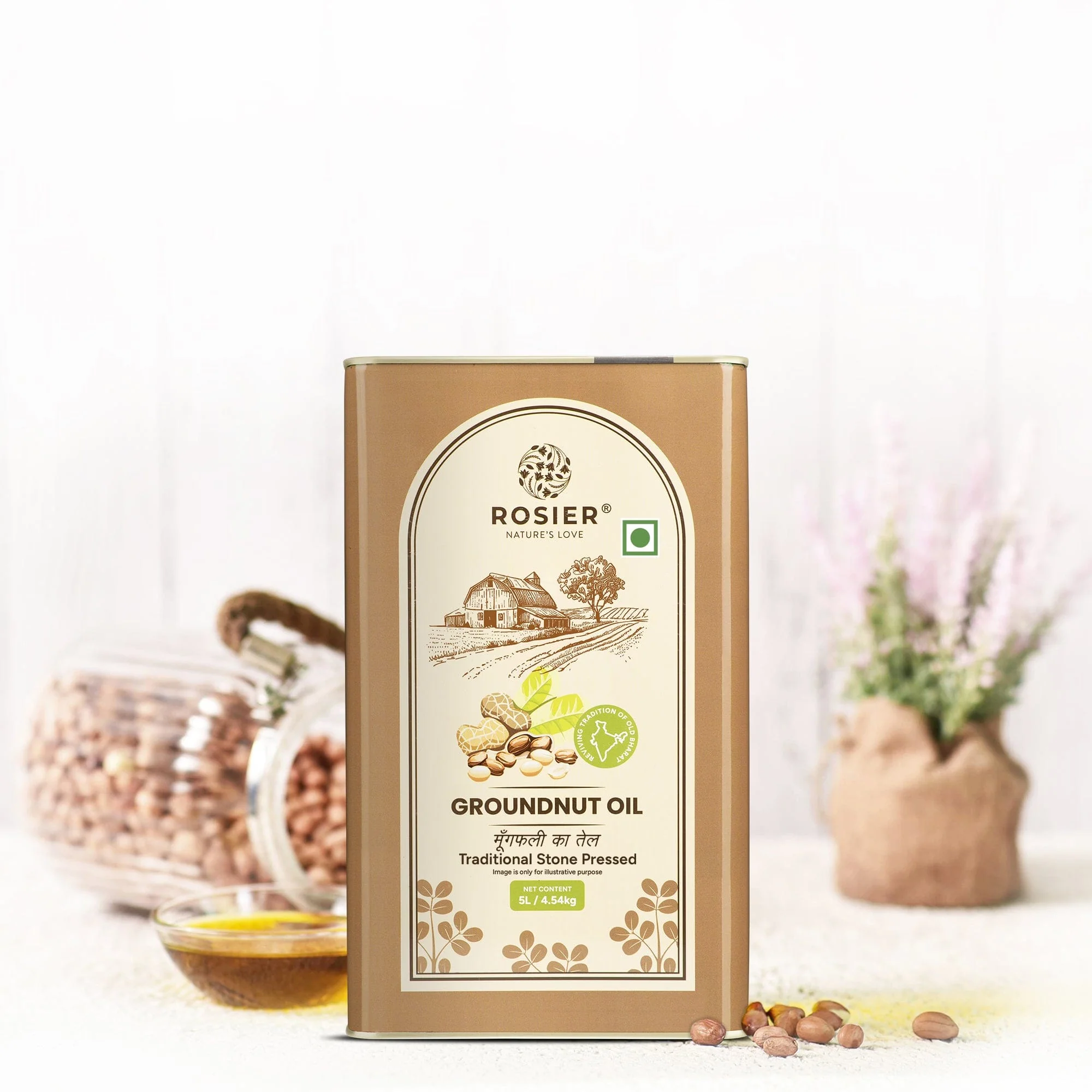 Stone Pressed Groundnut Oil - Image 12