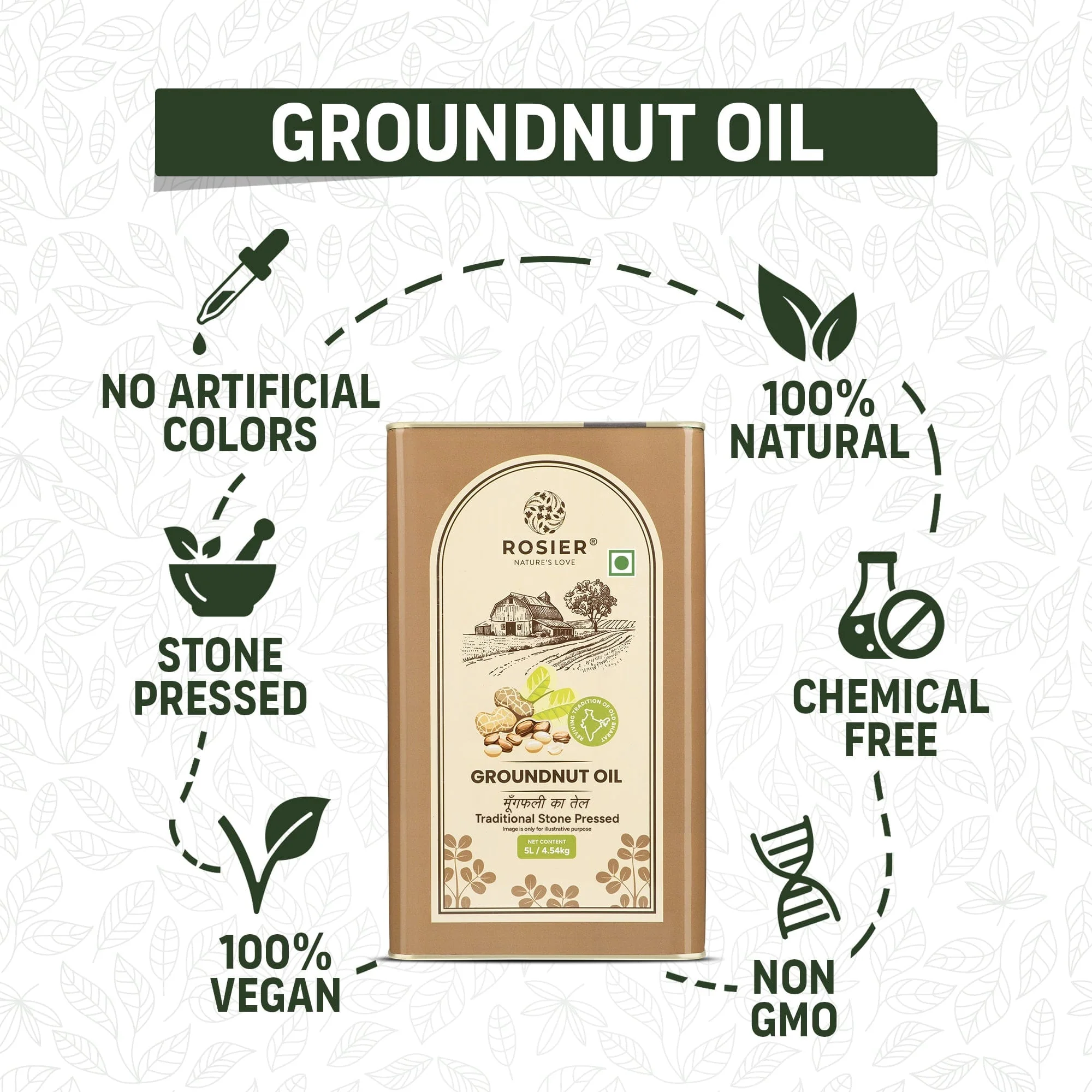 Stone Pressed Groundnut Oil - Image 14