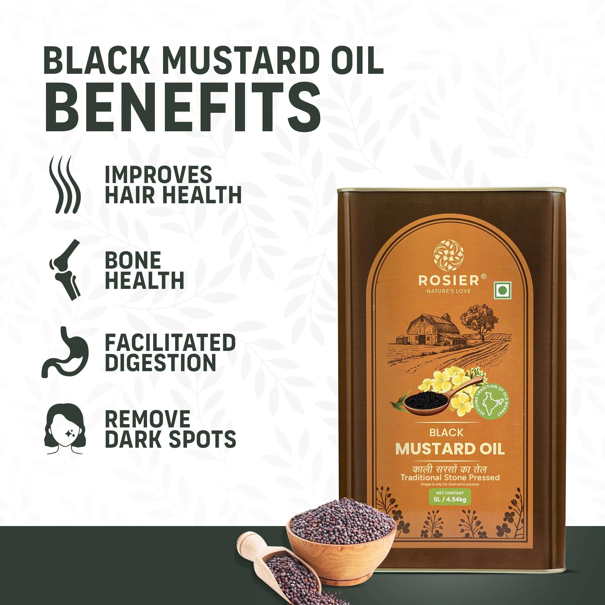 Stone Pressed Black Mustard Oil - Image 13