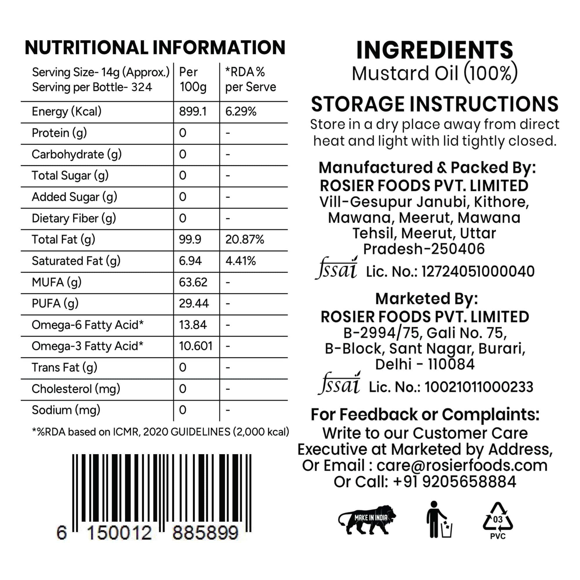 Stone Pressed Black Mustard Oil - Image 16
